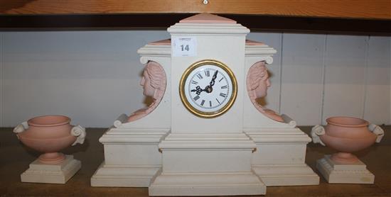 Classical clock garniture(-)
